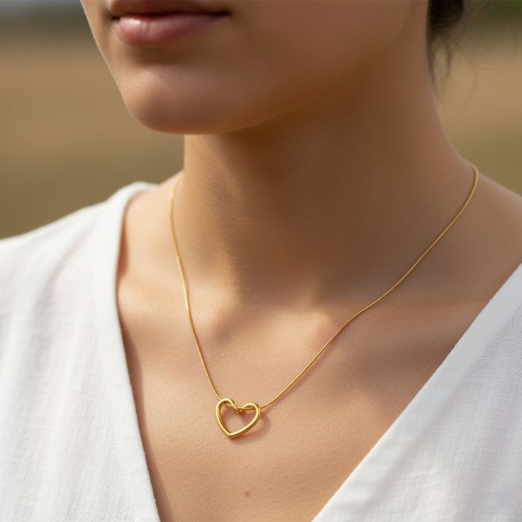 Knotted Heart Necklace