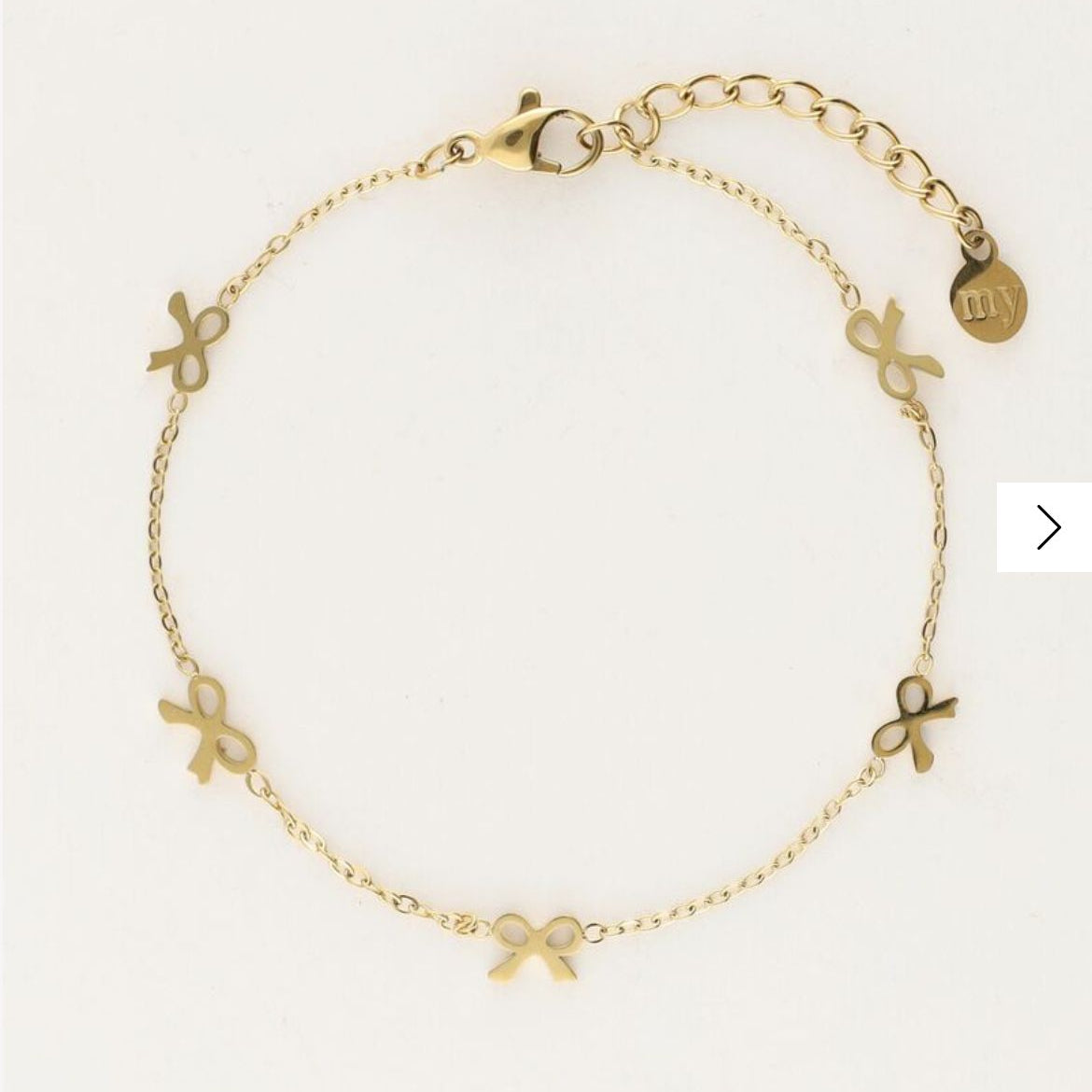 Bow Charm Bracelet